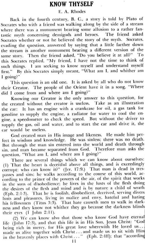 Word and Work, Vol. 48, No. 1, January 1954, p. 14