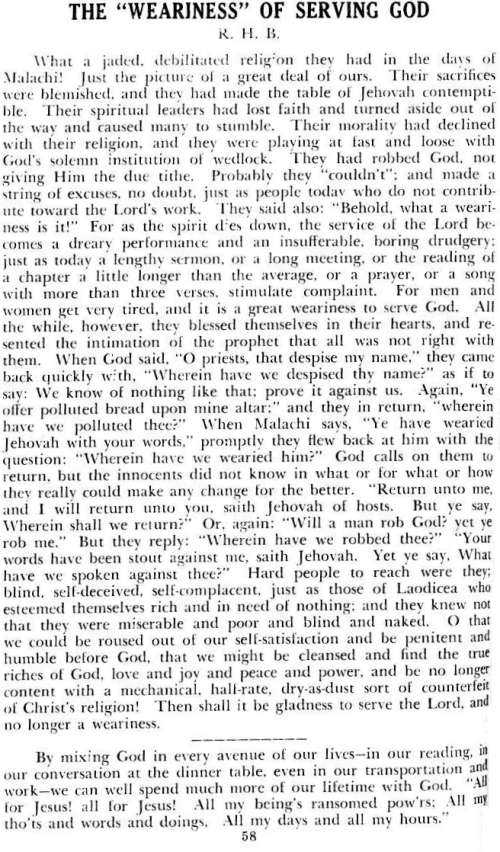 Word and Work, Vol. 48, No. 3, March 1954, p. 58