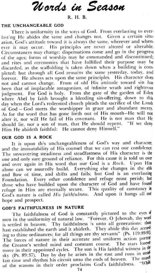 Word and Work, Vol. 48, No. 4, April 1954, p. 74