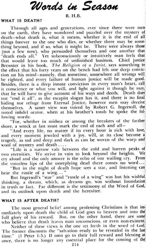 Word and Work, Vol. 48, No. 10, October 1954, p. 214