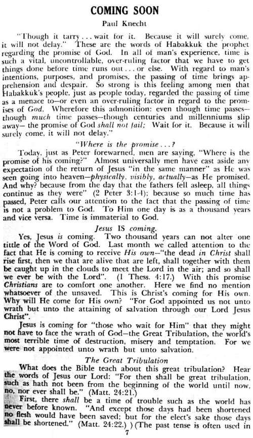 Word and Work, Vol. 49, No. 1, January 1955, p. 7