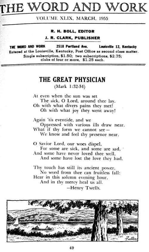 Word and Work, Vol. 49, No. 3, March 1955, p. 49