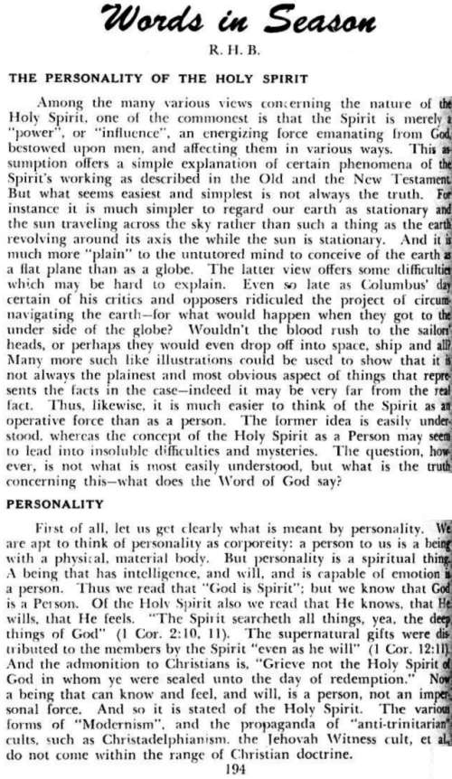 Word and Work, Vol. 49, No. 9, September 1955, p. 194