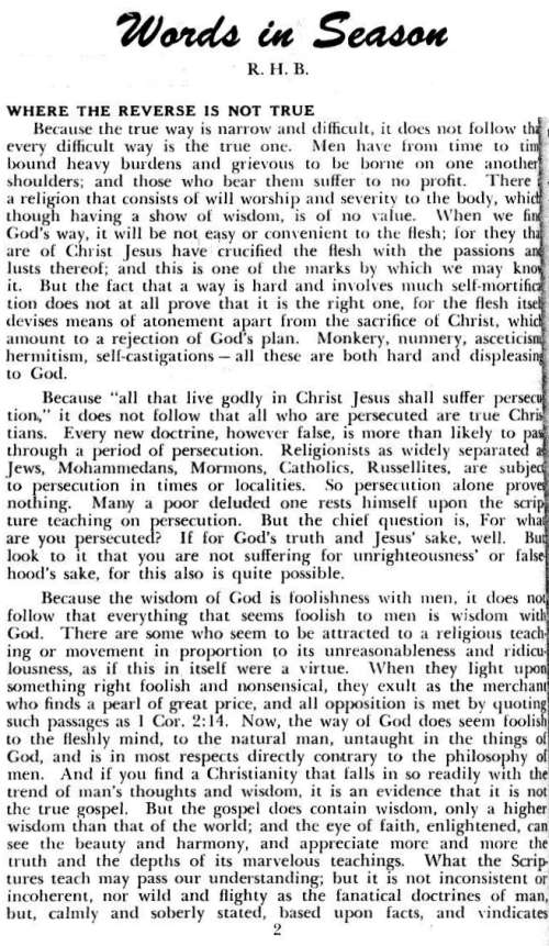 Word and Work, Vol. 50, No. 1, January 1956, p. 2