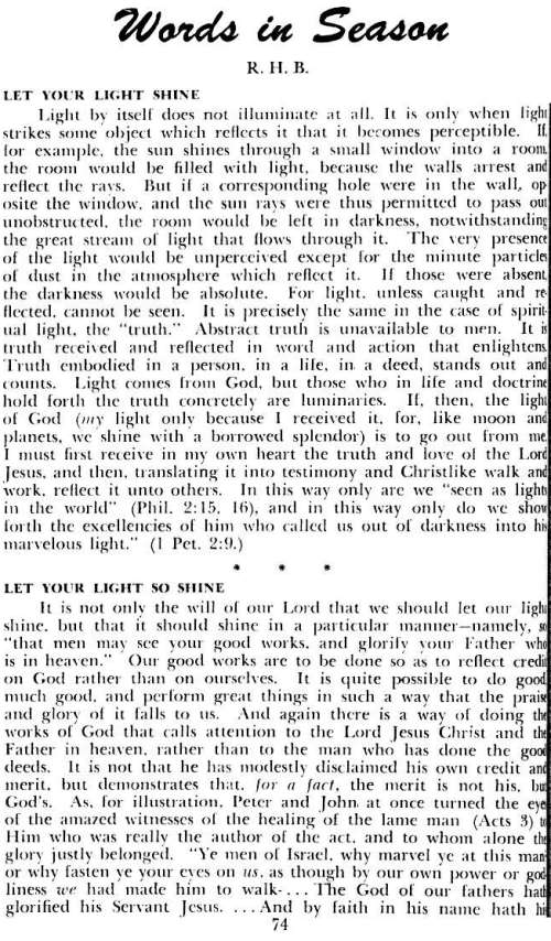 Word and Work, Vol. 50, No. 4, April 1956, p. 74