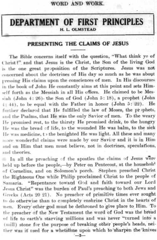 Word and Work, Vol. 7, No. 1, January 1914, p. 3