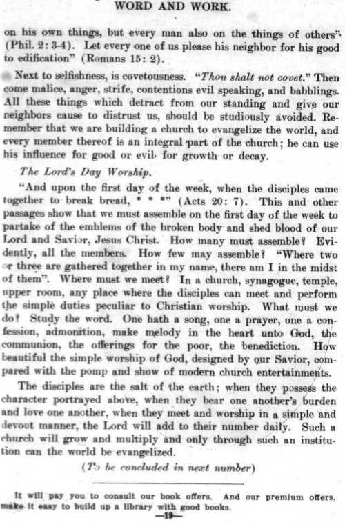 Word and Work, Vol. 7, No. 1, January 1914, p. 19