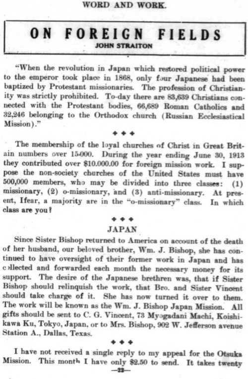 Word and Work, Vol. 7, No. 1, January 1914, p. 22