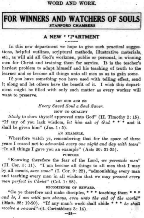 Word and Work, Vol. 7, No. 1, January 1914, p. 28