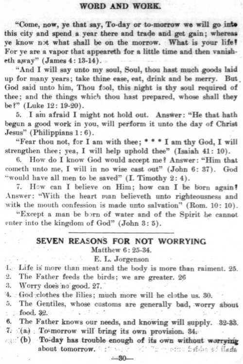 Word and Work, Vol. 7, No. 1, January 1914, p. 30