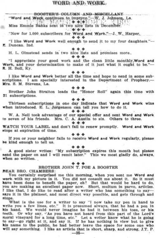 Word and Work, Vol. 7, No. 1, January 1914, p. 35