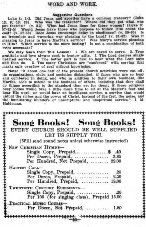 Word and Work, Vol. 7, No. 1, January 1914, p. 40