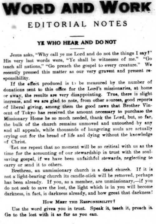 Word and Work, Vol. 7, No. 2, February 1914, p. 1