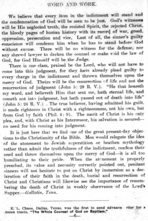 Word and Work, Vol. 7, No. 2, February 1914, p. 6