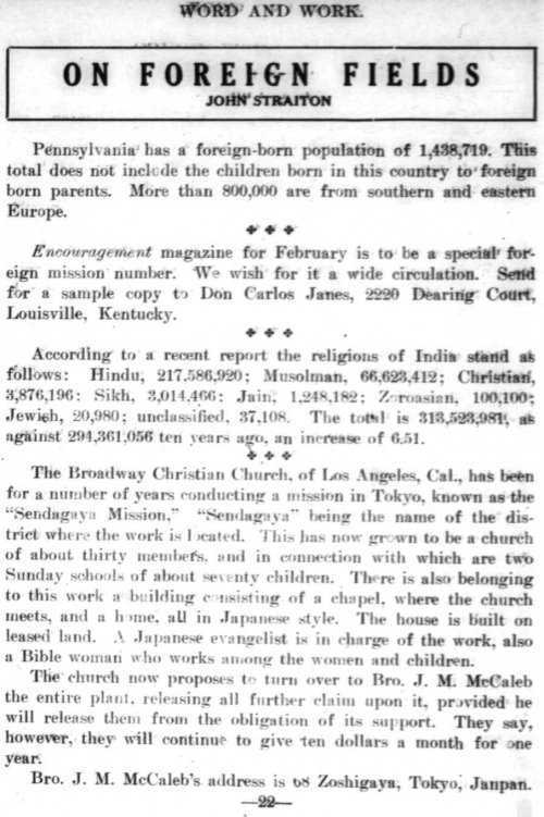 Word and Work, Vol. 7, No. 2, February 1914, p. 22