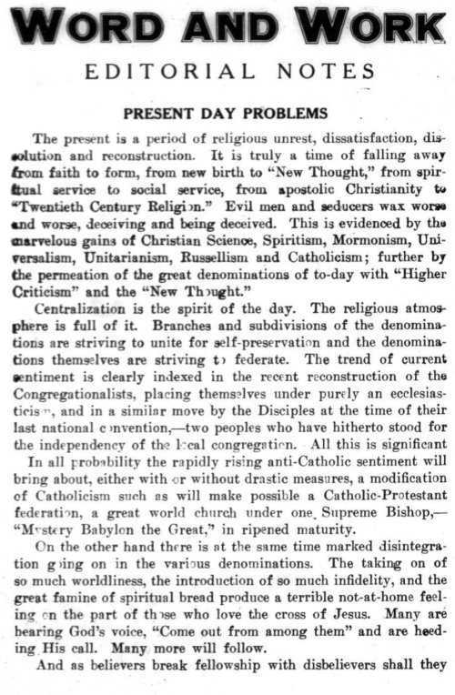 Word and Work, Vol. 7, No. 3, March 1914, p. 3