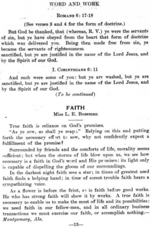 Word and Work, Vol. 7, No. 3, March 1914, p. 13