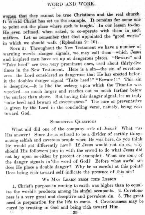 Word and Work, Vol. 7, No. 3, March 1914, p. 39