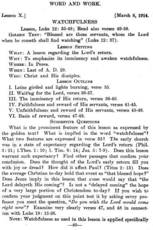 Word and Work, Vol. 7, No. 3, March 1914, p. 40
