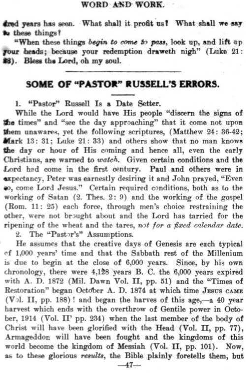 Word and Work, Vol. 7, No. 3, March 1914, p. 47