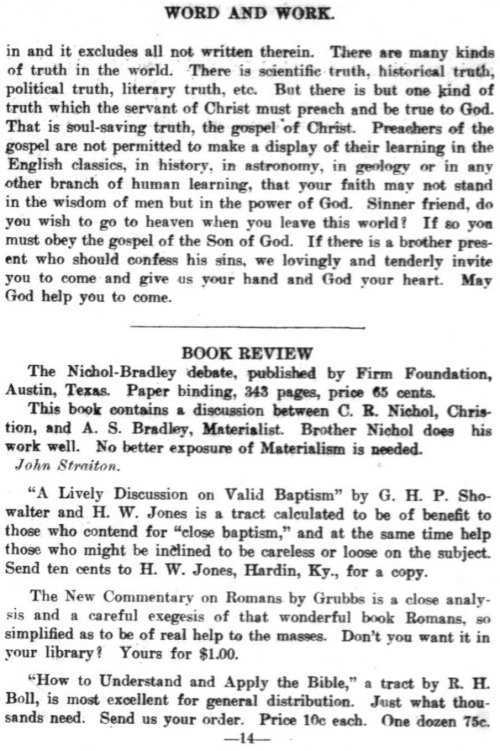 Word and Work, Vol. 7, No. 4, April 1914, p. 14