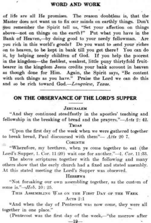 Word and Work, Vol. 7, No. 4, April 1914, p. 19