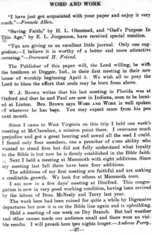 Word and Work, Vol. 7, No. 4, April 1914, p. 27