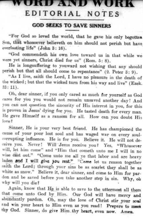 Word and Work, Vol. 7, No. 5, May 1914, p. 3