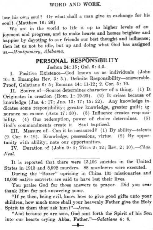 Word and Work, Vol. 7, No. 5, May 1914, p. 8