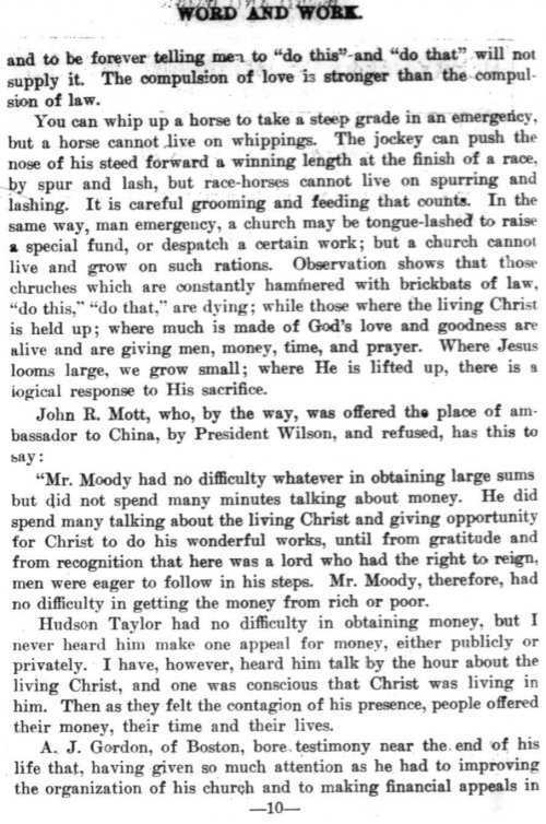 Word and Work, Vol. 7, No. 5, May 1914, p. 10