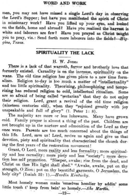 Word and Work, Vol. 7, No. 5, May 1914, p. 12