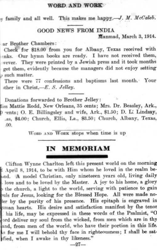 Word and Work, Vol. 7, No. 5, May 1914, p. 27