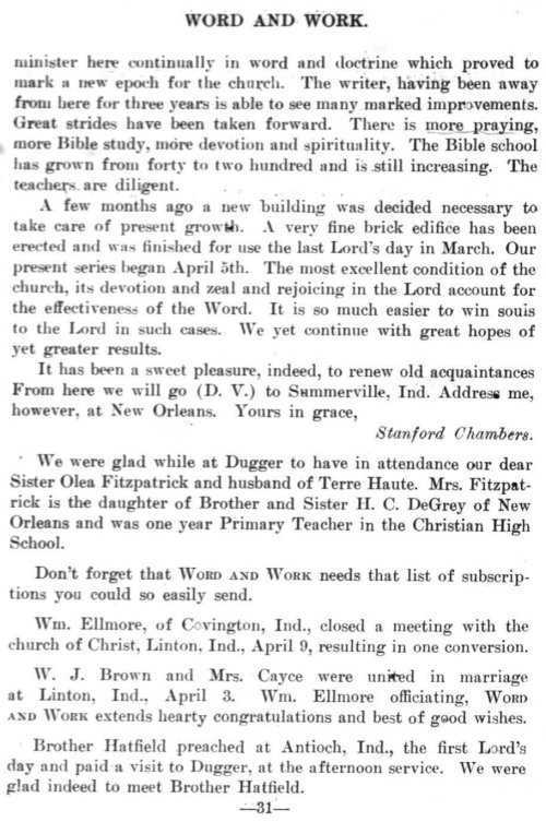 Word and Work, Vol. 7, No. 5, May 1914, p. 31