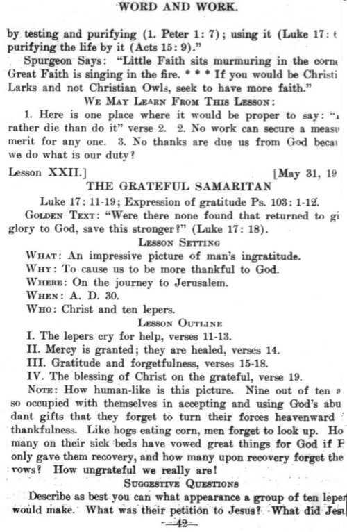 Word and Work, Vol. 7, No. 5, May 1914, p. 42