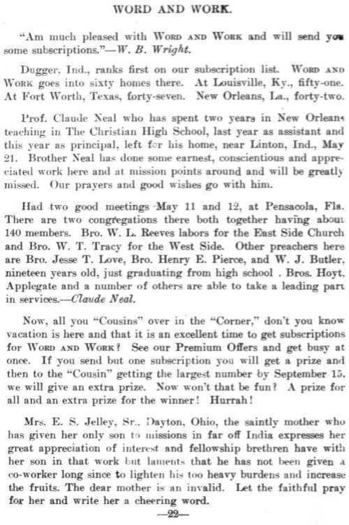 Word and Work, Vol. 7, No. 6, June 1914, p. 22
