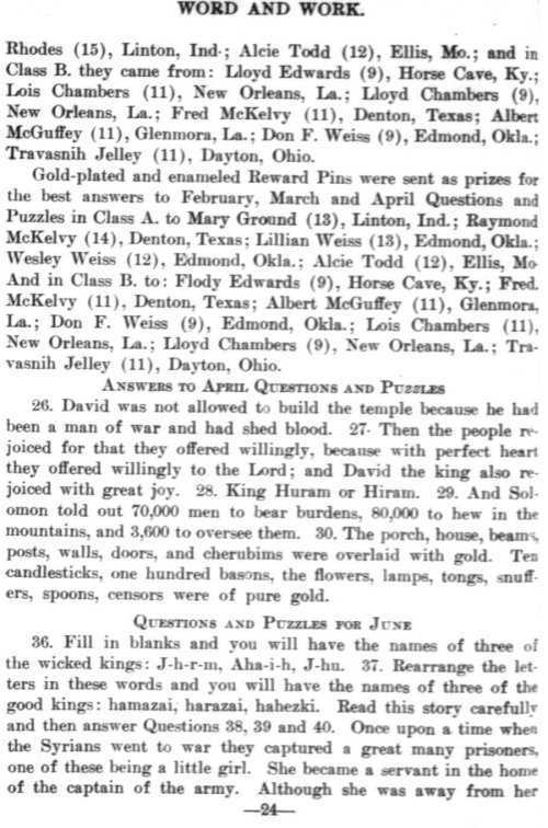 Word and Work, Vol. 7, No. 6, June 1914, p. 24