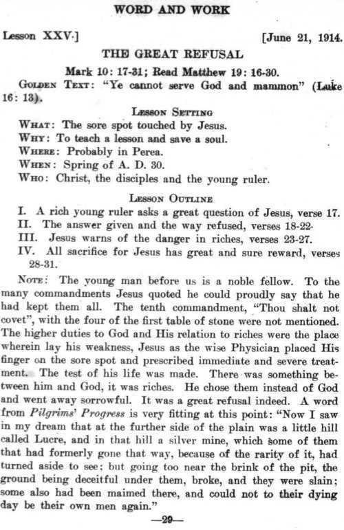 Word and Work, Vol. 7, No. 6, June 1914, p. 29