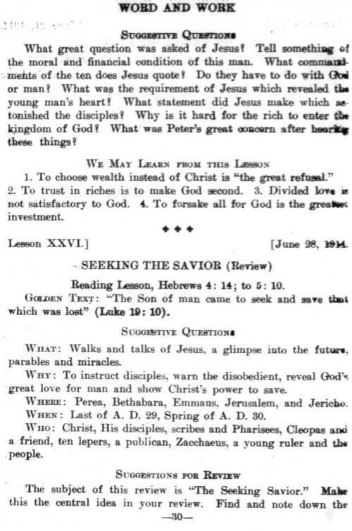 Word and Work, Vol. 7, No. 6, June 1914, p. 30