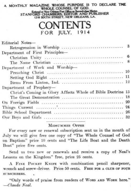 Word and Work, Vol. 7, No. 7, July 1914, p. 2