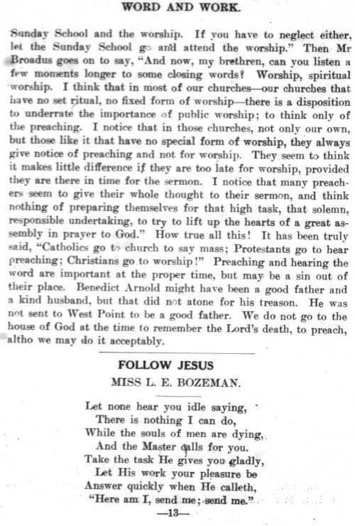 Word and Work, Vol. 7, No. 7, July 1914, p. 13