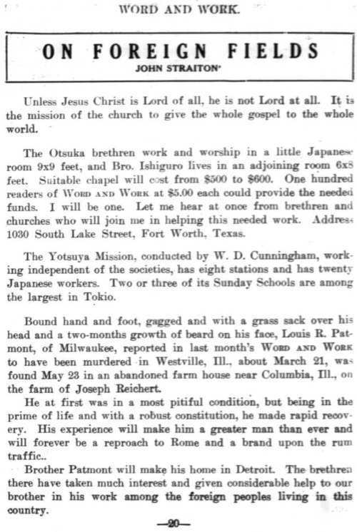 Word and Work, Vol. 7, No. 7, July 1914, p. 20