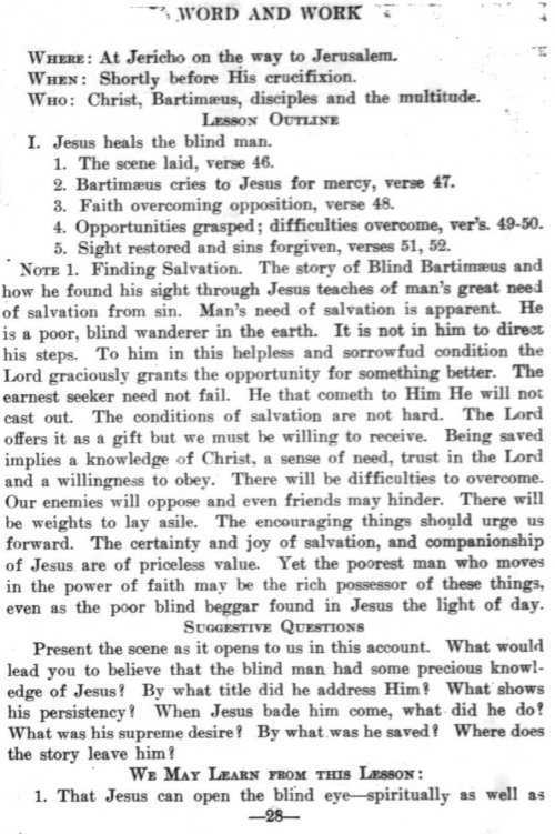 Word and Work, Vol. 7, No. 7, July 1914, p. 28