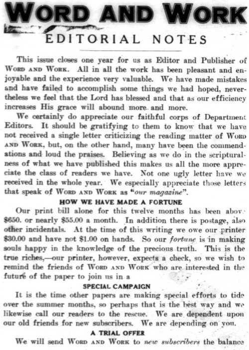 Word and Work, Vol. 7, No. 8, August 1914, p. 3