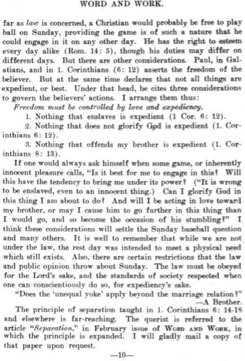 Word and Work, Vol. 7, No. 8, August 1914, p. 10