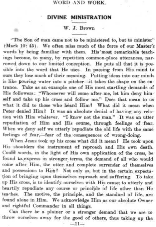 Word and Work, Vol. 7, No. 8, August 1914, p. 11