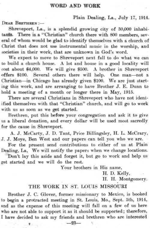 Word and Work, Vol. 7, No. 8, August 1914, p. 23