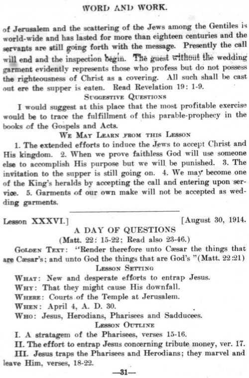 Word and Work, Vol. 7, No. 8, August 1914, p. 31