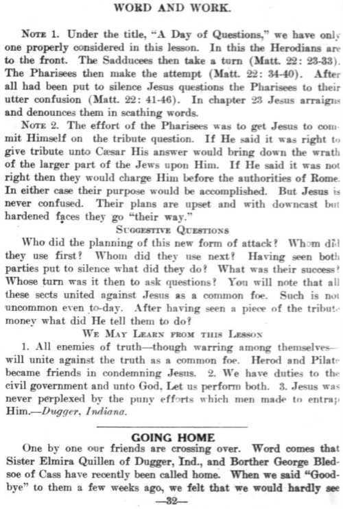 Word and Work, Vol. 7, No. 8, August 1914, p. 32