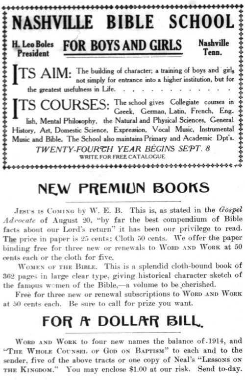 Word and Work, Vol. 7, No. 9, September 1914, p. 1