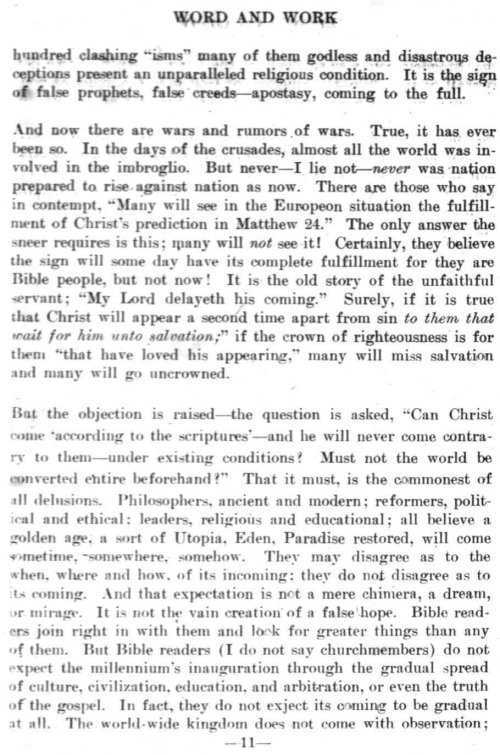 Word and Work, Vol. 7, No. 9, September 1914, p. 11